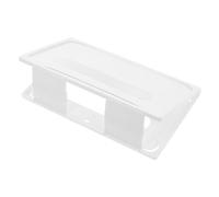 CIYODO Desktop V-Type Desk Sign scrivania Stand Chiaro per la visualizzazione cavalletti Titolari Display Porta Cartello in Piedi Porta Cartello Piccolo Porta Poster plastica Bianca