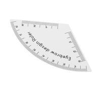 CIYODO di tordo Stencil per righello per disegnare le sopracciglia guida per modellare le sopracciglia strumento guida White