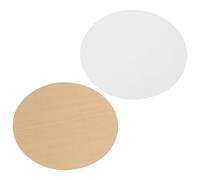 CIYODO Diffusore Paralume Antiriflesso Ignifugo 10 Cm, Set 2 Pezzi (bianco Caldo + Crema) per Faretti da Soffitto, Copertura Resistente al Calore per Lampade da Tavolo e Plafoniere,