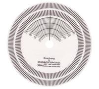 CIYODO Disco Stroboscopico per Giradischi Tester di Velocità per Dischi in Vinile 33/45/78 Giri/Min Righello di Calibrazione in Acrilico Antiscivolo Strumento di Allineamento