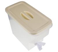 CIYODO Dispenser di Bevande in Plastica con Rubinetto Integrato Resistente e Trasparente Contenitore Compatto per Frigorifero per Acqua Tè Freddo Limonata e Latte Estivi