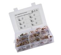 CIYODO Fascetta Stringitubo in Ferro Placcato Fascette Stringitubo Regolabili Per Tubi Olio Acqua Anti-corrosione Resistente Per Uso Domestico Industriale Allentare Stringere Vite