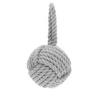 CIYODO Fermaporta Protezione per Porta Multifunzione in Cotone e Lino in Corda a Forma di Palla Fermaporta Decorativo Resistente per Pavimento per Casa, Ufficio e Bar