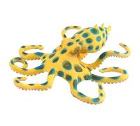 CIYODO Figura di polpo realistico in plastica durevole statuina simulazione animale acquatico decorazione educativa per camera e ufficio leggera e dettagliata