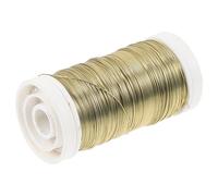 CIYODO Filo di Ferro Zincato Color Oro Multiuso per Piante e Fiori, Resistente e Comodo per Giardinaggio e Composizioni Floreali, per Fissaggi e Legature