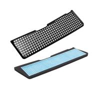 CIYODO Filtro Aria Auto con Copertura Presa Aria Cotone Filtrante Lavabile e Riutilizzabile per Cofano Esterno Facile Installazione senza Attrezzi Compatibile con Tesla Model