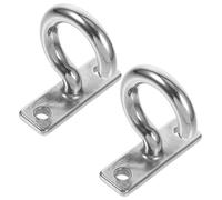 CIYODO Ganci da Soffitto Avvitabili in Acciaio Inox 304 Set 2 Pezzi Resistenti Montaggio a Vite per Appendere Asciugamani Piante Sospese e Accessori Nautici Uso Interno ed Esterno