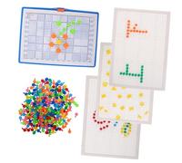 CIYODO Giocattoli Impilabili Forma Fungo per Puzzle Peg Educativo per Sviluppo Abilità Motorie e Coordinazione Occhio Mano Sensoriale e per Età Prescolare
