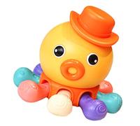 CIYODO Giocattolo Da Bagno A Forma Di Polpo Giocattolo Per Bambini Piccoli Da 1 A 3 Anni Suono Squittio A Forma Di Polpo Tenui E Elementi Cartoon Per Divertirsi Facendo Bagno