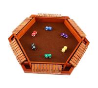 CIYODO Gioco Shut The Box in Gioco da Matematico Portatile e Compatto per Interazioni Familiari