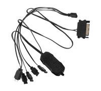 CIYODO Hub Controller Led Con Adattatore Controller Led Rgb Illuminazione Rgb E Scatola Di Controllo Per Pc