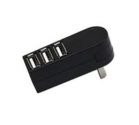CIYODO Hub Splitter USB 2.0 Portatile A 3 Porte Ad Alta capacità Porta USB Principale Girevole Supporto Multi Dispositivo Compatibile Win Me/v
