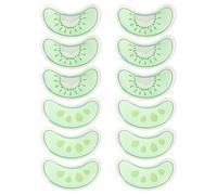 CIYODO Impacchi di Ghiaccio in Gel per Occhi Rinfrescanti, 6 Paia di Cerotti Piccoli Riutilizzabili, Sollievo Rapido per Gonfiore e Idratazione, per Viaggi e Uso Quotidiano