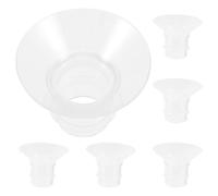 CIYODO Inserti in 13mm Indossabile Silicone per Flangia Tiralatte 5 Pezzi Design Semplice, Disponibili 15mm 17mm 19mm 21mm, Accessori per Pompa Elettrica