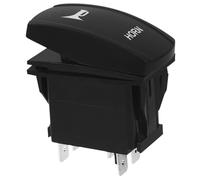 CIYODO Interruttore Bilanciere Forma di Barca con LED per Tromba Marino Auto Barca Interruttore in Plastica Resistente Pulsante per Tromba Aria Yacht e Veicoli Sostituzione Funzionale e