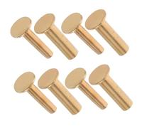 CIYODO Kit Di Rivetti E Bulloni Per Manici Di in Metallo Set Di Rivetti in Rame Da 1 4 Mm Per La Riparazione Dei Manici Dei Accessorio Di Fissaggio Per Chef E