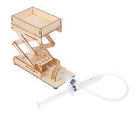 CIYODO Kit Didattico Per Macchina Cricchetto Da Laboratorio Giocattolo Sperimentale Supporto Per Cricchetto Kit Scientifico Piattaforma Elevatrice Materiale in Altezza Regolabile Progetti