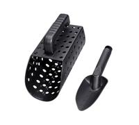 CIYODO Kit Pala e Paletta per Rilevamento Metalli nella Sabbia, Set Portatile Pala Robusta e Paletta Antiscivolo per attività all’Aperto e Ricerca Tesori sulla Spiaggia