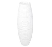 CIYODO Lampada da Terra Carta di Riso Paralume Decorativo Chic in Carta Bianca, Stile Semplice Nordico, Protezione Occhi e Luce Soffusa per Cameretta e Camera da Letto