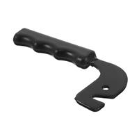 CIYODO Maniglia di Ricambio per Porta Stufa a Carbone in Ferro Resistente, Impugnatura Antiscivolo Ergonomica, Accessorio per Caldaie e Forni a Legna, per Manutenzione Rapida e Uso Sicuro