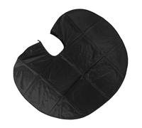 CIYODO Mantellina da Parrucchiere in Poliestere Grembiule Professionale per Taglio Tinta e Permanente Resistente alle Macchie per Salone e Uso Domestico Nero Unisex