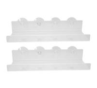 CIYODO Mensola da Finestra per Piante con Ventosa 2 Pezzi in Acrilico Trasparente, Supporto Estensibile per Erbe Aromatiche e Piante Grasse, Scaffale Galleggiante per Giardino Interno e Casa