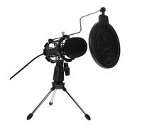 CIYODO Microfono A Condensatore 3.5 Mm Set Microfono Da Gioco Podcast Senza Riduzione Rumore Trasmissioni Voiceover Registrazioni