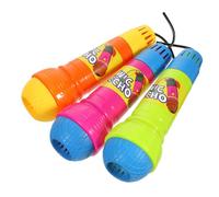 CIYODO Microfono Giocattolo Eco Per Bambini in Plastica Sicura Compleanno Idee Per Bambini Design Creativo Leggero E Portatile Finto Microfono Cantare