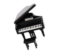 CIYODO Mini Pianoforte Legno Decorazione Casa Bambole Piccolo Piano Fai Da Te Accessorio Miniatura Casa Delle Bambole