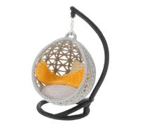 CIYODO Mini Sedia A Dondolo Per Casa Delle Bambole Mobili in Miniatura Simulati Accessorio Per Casa Miniatura Decorazione Per Piccoli Spazi Come Scrivanie E Armadi Realistico E Mobile