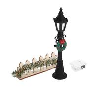 CIYODO Miniatura Recinzione e Illuminazione per Dollhouse Decorazioni per e Cortili Accessori Festivi per Incantevoli Miniature per Notte Versatili per Spazi Esterni