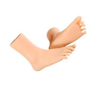 CIYODO Modello Piede Manichino Realistico in PVC Color Piede Morbido e Vuoto per Pittura Esposizione e Fotografia Piedi per Calzini e Visual Merchandising