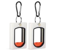 CIYODO Organizer per Fascette Stringicavo 2 Pezzi in Abs Bianco Moschettone Portatile per Elettricisti, per Gestire Cavi e Prevenire Smarrimenti