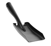 CIYODO Pala manuale per carbone paletta di cenere scoop secchio di cenere gadget pala scotta pala da giardino all'aperto Piccola pala acciaio manganese Black