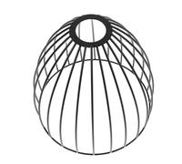 CIYODO Paralume in Metallo Nero a Gabbia per Lampada da Soffitto, Design a Forma di Gabbia per Uccelli, Paralume Decorativo per Interni Industriali e Vintage, Facile da Pulire