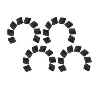 CIYODO Paraurti per Friggitrice ad Aria in Silicone Resistente al Calore, Set da 40 Pezzi Protezione Angolare e Piedini Antiscivolo, Accessori per Ricambi e Stabilità di Vassoi