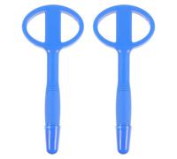 CIYODO Penna per Firma Portatile Blu in Gomma Flessibile Anti-ingestione Set da 2 Pezzi per Carcere e Indagini Penna di Sicurezza per Scrittura Affidabile e Uso Professionale