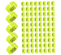 CIYODO per Piccioni 001-100 Accessori per Pollame Riutilizzabili per Uccelli visibilità Materiale Resistente