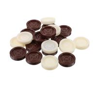 CIYODO Pezzi del Gioco da Tavolo 24 Pezzi in Plastica per Scacchi e Backgammon, Accessori Versatili per Intrattenimento in Famiglia e Viaggi