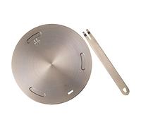 CIYODO Piastra Diffusore di Calore Manico in Acciaio Inox e Lega di Alluminio Facile da Pulire e Resistente, Adattatore per Piano Cottura a Induzione Professionale