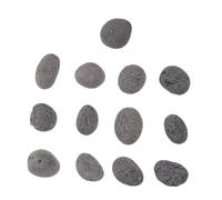 CIYODO Pietre Laviche Vulcaniche Riutilizzabili per Braciere e Caminetti Interni ed Esterni, Pietre Refrattarie Decorative Naturali 3-5 Cm, Distribuzione Uniforme del Calore e Resistente