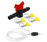 CIYODO Pompa Manuale Trasferimento Carburante Completo con Tubo e Pompa Alta Portata per Benzina Acqua e Serbatoio Pesci Leggera e Facile da Usare
