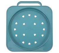 CIYODO Porta Bombole Gas Supporto Stabile da Esterno con Ruote e Maniglia, Base in Pp Blu e Mobile per Bombola Gas per Cucina