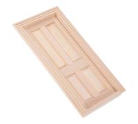 CIYODO Porta in Legno Non Verniciata per Case delle Bambole in Miniatura Porta da Giardino per Fate in Scala Accessori per Mobili in Miniatura Decorazioni per Case delle Bambole