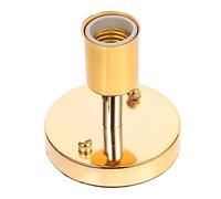 CIYODO Portalampada E27 Filettato Girevole 180° in Ferro Vintage Supporto da Soffitto e Parete per Lampadine a Vite, Base Lampada Retrò per Illuminazione Domestica