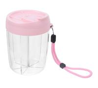 CIYODO Portapillole Compatto da Viaggio 6 Scomparti Contenitore per Vitamine e Medicinali Organizer Portatile per Integratori Piccolo Portapillole da Borsa per Uso Quotidiano