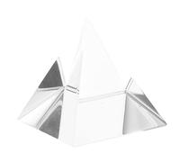 CIYODO Prisma in Vetro Ottico a Quattro Facce Strumento Per Spettro Di Luce Decorazione Prisma Di Vetro Per Finestre (40mm)