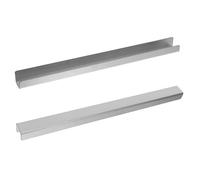 CIYODO Protezione per Bordi Mobili in Acciaio 304, Striscia Decorativa e Paracolpi per Cassetti da Cucina e Bagno, Set 2 Pezzi Installazione Semplice e Resistenza al Calore