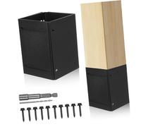 CIYODO Protezione Recinzione Regolabile in Metallo Kit Resistente per Cassette Postali e Staccionate Protezione Anti-danni per in Legno Facile Installazione Attrezzi Colore