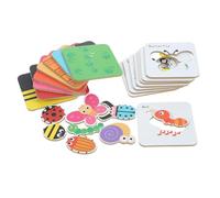 CIYODO Puzzle Educativi per Gioco Didattico con Carte Animali e Dinosauri Stimola Osservazione e Logica Puzzle per Sviluppo Cognitivo e Coordinazione Mano-occhio per Bimbi e Attività di